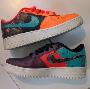 Nike Air Force 1 LV8 GS 'What The 90s' size youth boys 7 Orange Purple